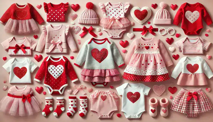 Valentine’s Day Outfits for Infants